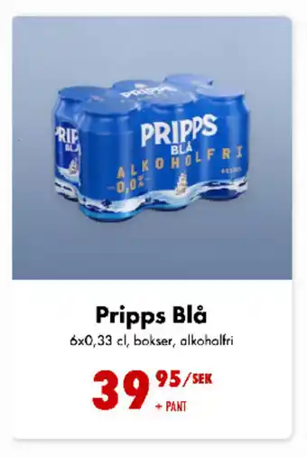 Nordby Supermarket Pripps blå tilbud