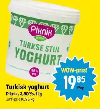 Eurocash PIKNIK Turkisk yoghurt tilbud