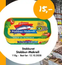 Havaristen STABBURET Stabbur-makrell tilbud