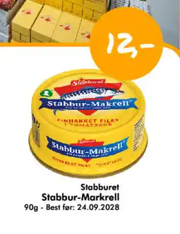 Havaristen STABBURET Stabbur-makrell tilbud