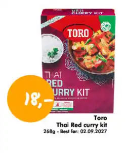 Havaristen TORO Thai red curry kit tilbud