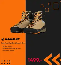 XXL Sport Kento tour high gtx, fjellstøvel - brun tilbud