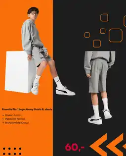 XXL Sport Essential no. 1 logo jersey shorts b, shorts tilbud