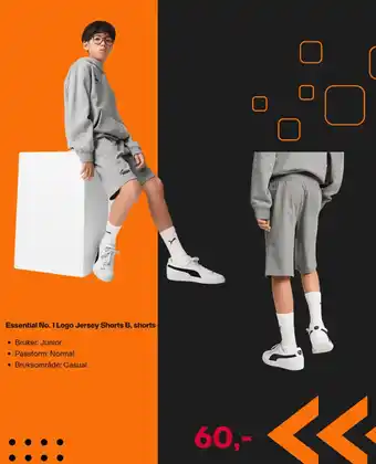 Essential no. 1 logo jersey shorts b, shorts