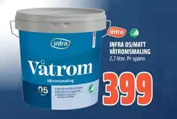 Obs Bygg INFRA 05/matt våtromsmaling tilbud