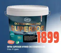 Obs Bygg INFRA Superior hybrid eksteriørmaling tilbud