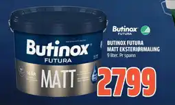 Obs Bygg BUTINOX Futura matt eksteriørmaling tilbud