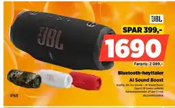POWER Jbl bluetooth-høyttaler al sound boost tilbud