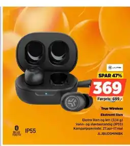 POWER True Wireless Ekstremt liten tilbud