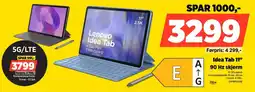 POWER Lenovo idea tab 11" 90 hz skjerm tilbud