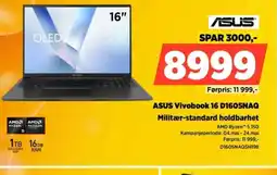 POWER ASUS ASUS Vivobook 16 D1605NAQ Militær-standard holdbarhet tilbud