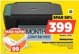 POWER Blekkprinter enkel trådløs hjemmeutskrift tilbud