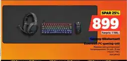 POWER Gaming-tilbehørssett Essensielt PC-gaming-sett tilbud