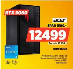 POWER Acer nitro n200 tilbud