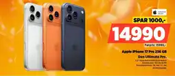 POWER Apple iphone 17 pro 256 gb den ultimate pro. tilbud