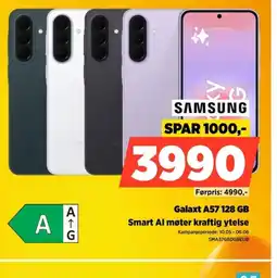 POWER Samsung galaxt a57 128 gb smart al møter kraftig ytelse tilbud