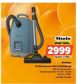 POWER Miele Støvsuger Kraftig sugeevne møter komfortdesign tilbud