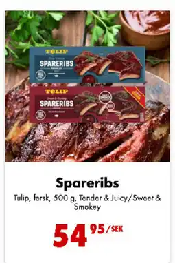 Nordby Supermarket Tulip Spareribs tilbud
