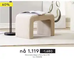 Skeidar Maria benk tilbud