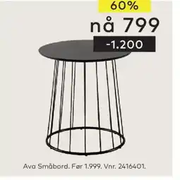 Skeidar Ava Småbord tilbud