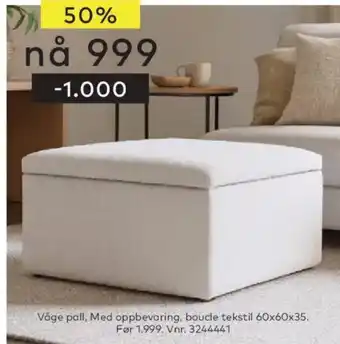 Skeidar Våge pall tilbud