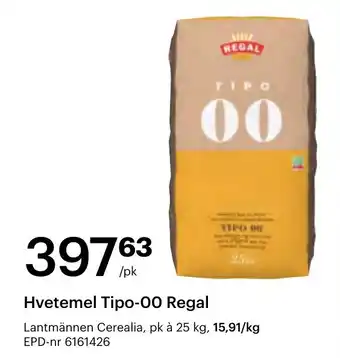 Storcash Hvetemel Tipo-00 Regal tilbud