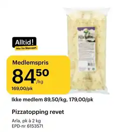 Storcash Pizzatopping revet tilbud