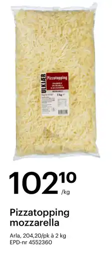 Storcash Pizzatopping mozzarella tilbud