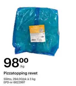 Storcash Pizzatopping revet tilbud