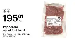 Storcash Pepperoni oppskåret halal tilbud