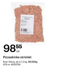 Storcash Pizzaskinke strimlet tilbud