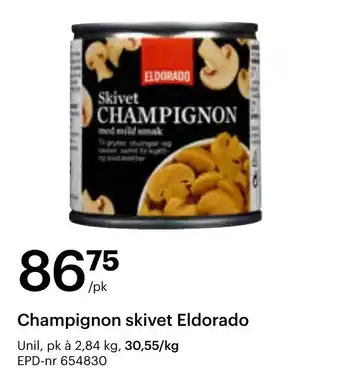 Storcash Champignon skivet Eldorado tilbud