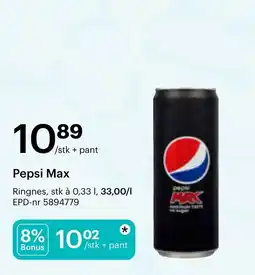 Storcash Pepsi Max tilbud