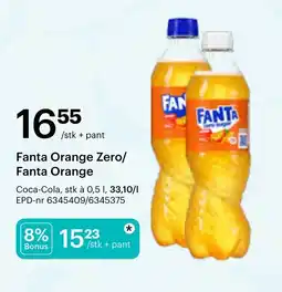 Storcash Fanta Orange Zero/ Fanta Orange tilbud