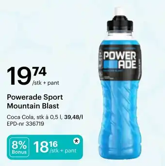 Storcash Powerade Sport Mountain Blast tilbud