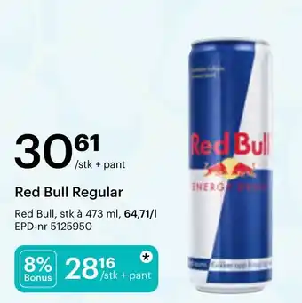 Storcash Red Bull Regular tilbud