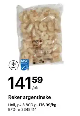 Storcash Reker argentinske tilbud