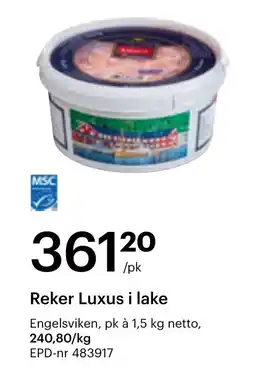 Storcash Reker Luxus i lake tilbud