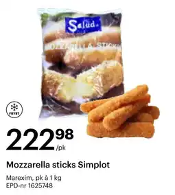 Storcash Mozzarella sticks Simplot tilbud