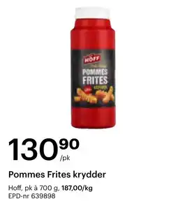 Storcash Pommes Frites krydder tilbud