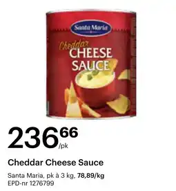 Storcash Santa Maria Cheddar Cheese Sauce tilbud