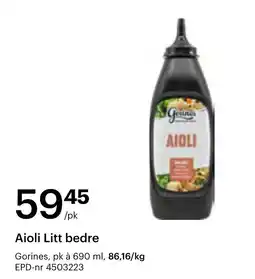 Storcash Aioli Litt bedre tilbud