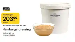Storcash Hamburgerdressing tilbud