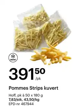 Storcash Pommes Strips kuvert tilbud