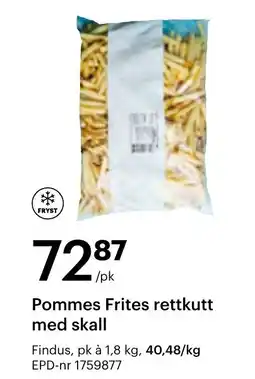Storcash Pommes Frites rettkutt med skall tilbud