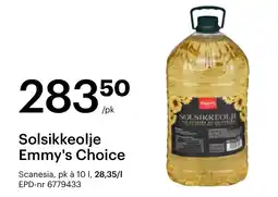 Storcash Solsikkeolje Emmy's Choice tilbud