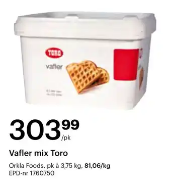 Storcash Vafler mix Toro tilbud