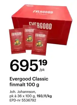 Storcash Evergood Classic finmalt tilbud