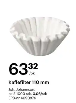 Storcash Kaffefilter tilbud