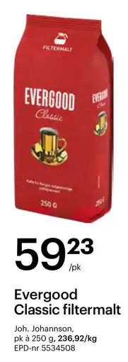 Storcash Evergood Classic filtermalt tilbud